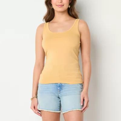 a.n.a Womens U Neck Sleeveless Tank Top Product Image