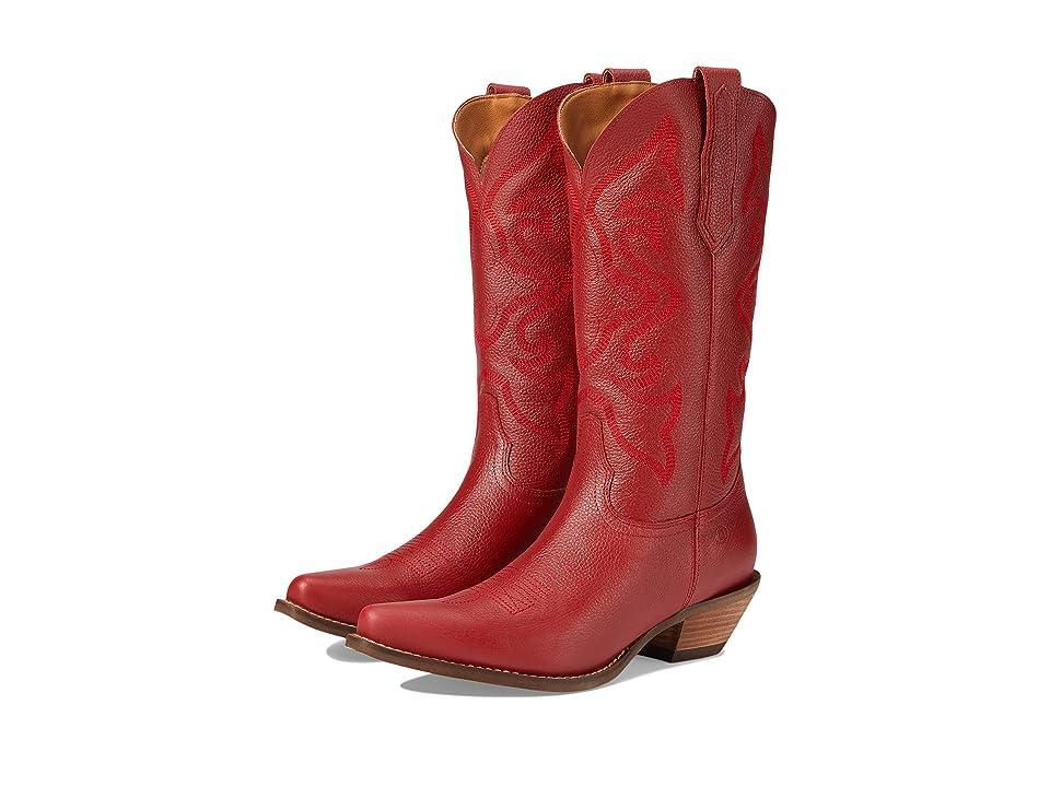 Dingo Out West Women's Suede Cowgirl Boots, Size: 8.5, Orange Product Image