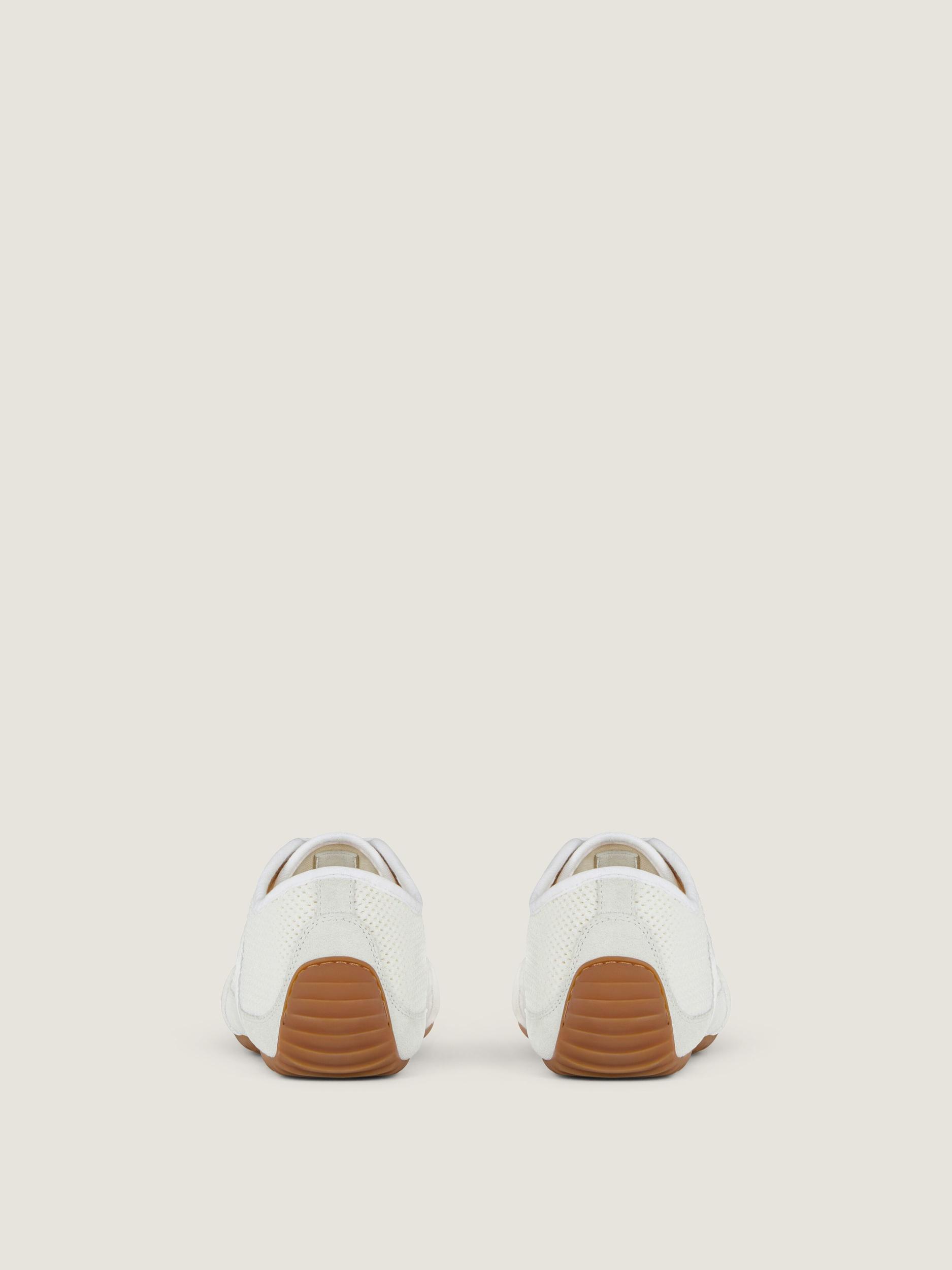 Slim sneakers in mesh and suede Product Image