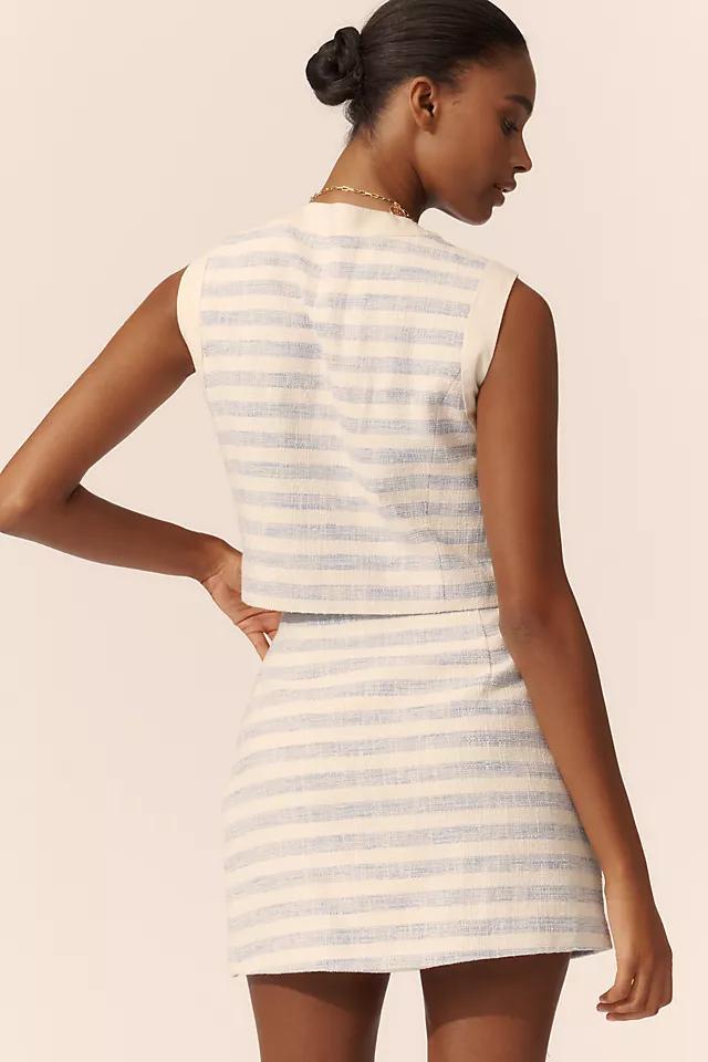 Avec Les Filles Striped Mini Skirt Product Image