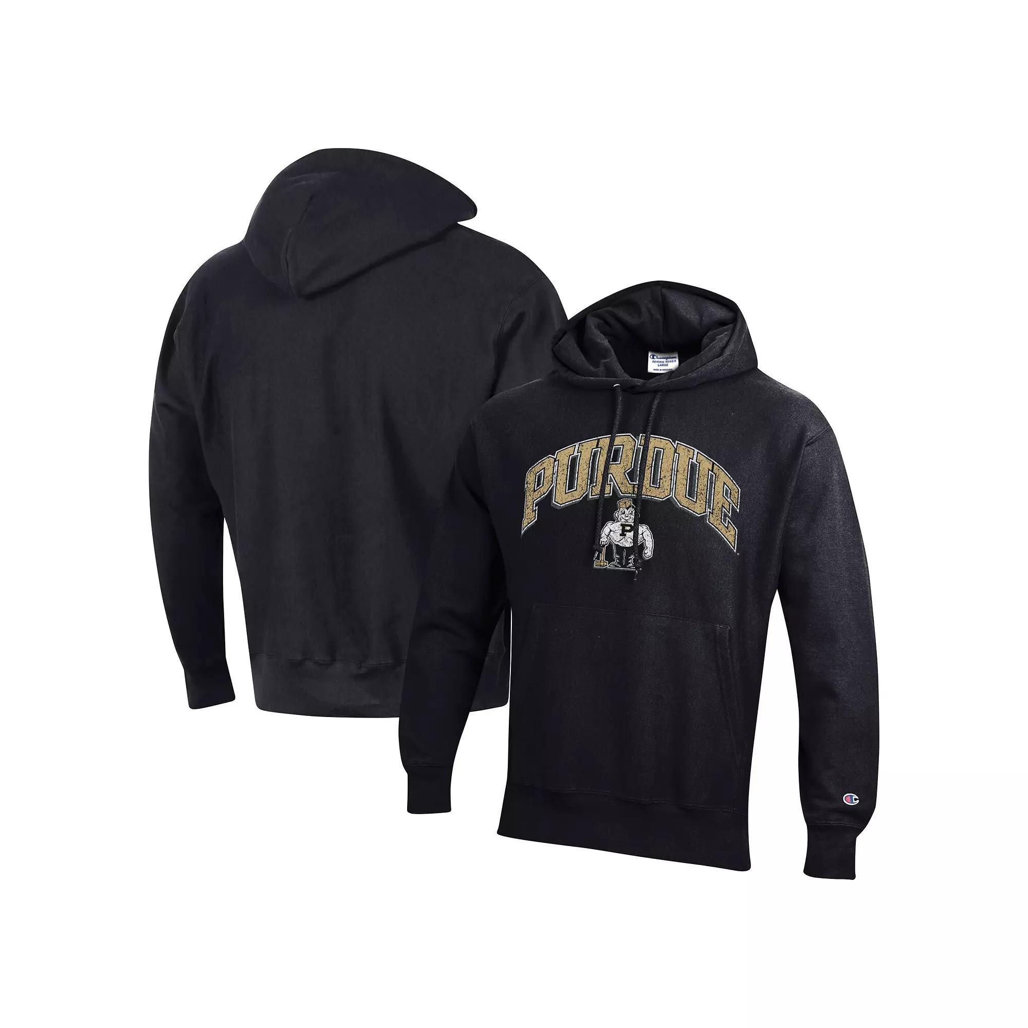 Mens Champion Purdue Boilermakers Vault Late Night Reverse Weave Pullover Hoodie Product Image