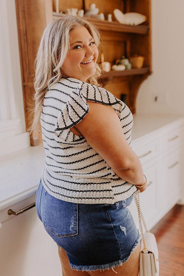 Picnic On The Pier Knit Top Curves Product Image