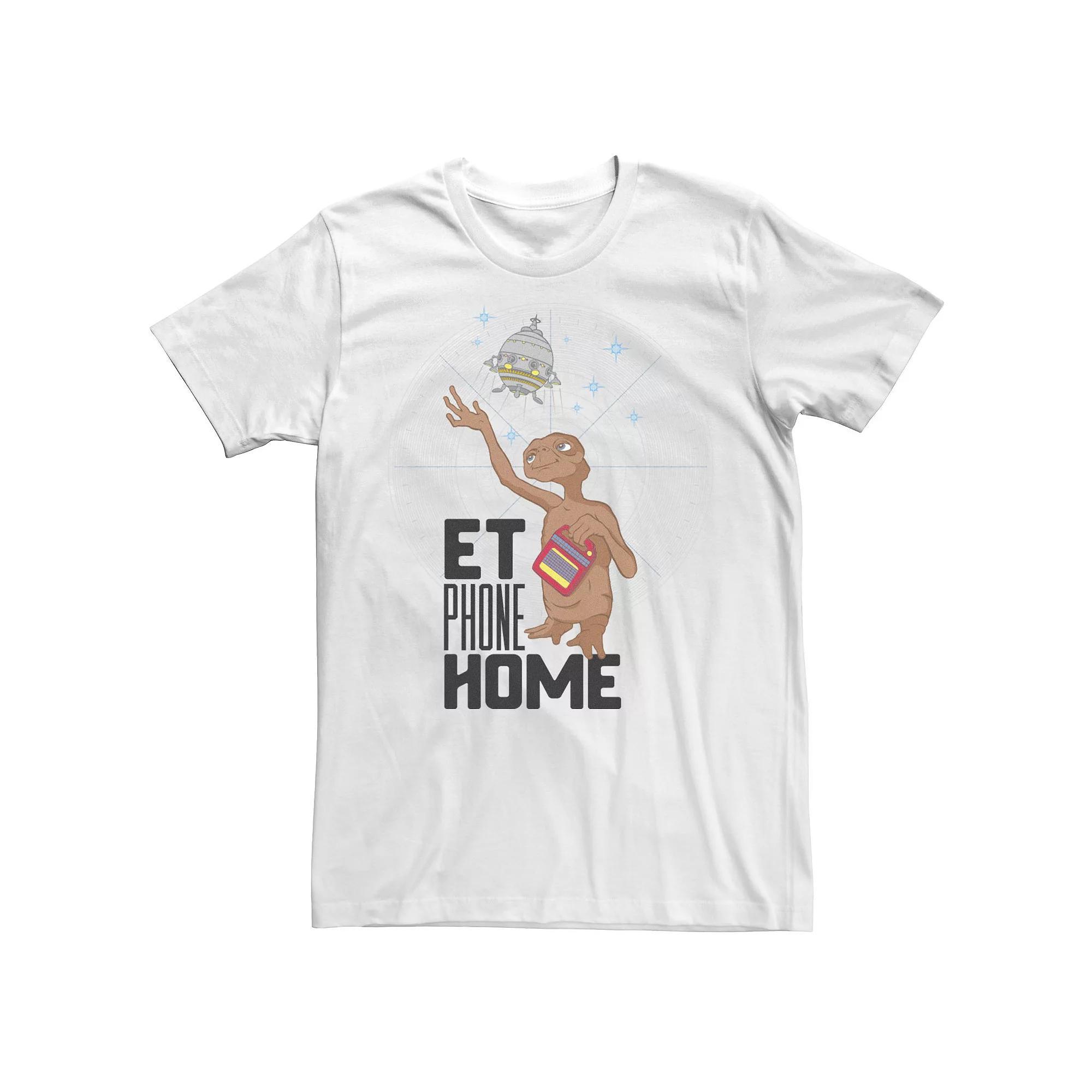 Men's E.T. Phone Home Tee, Size: XL, White Product Image