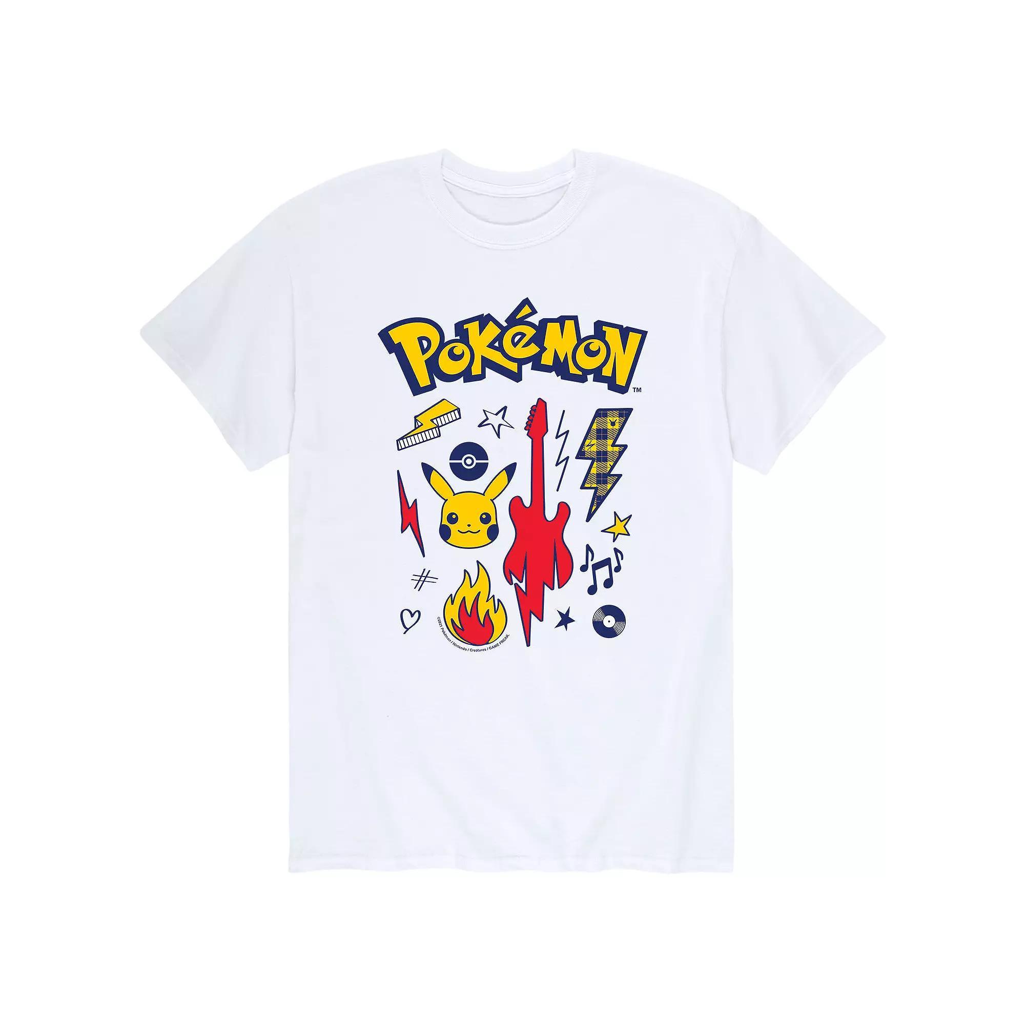 Mens Pokemon Punk Icons Tee Product Image