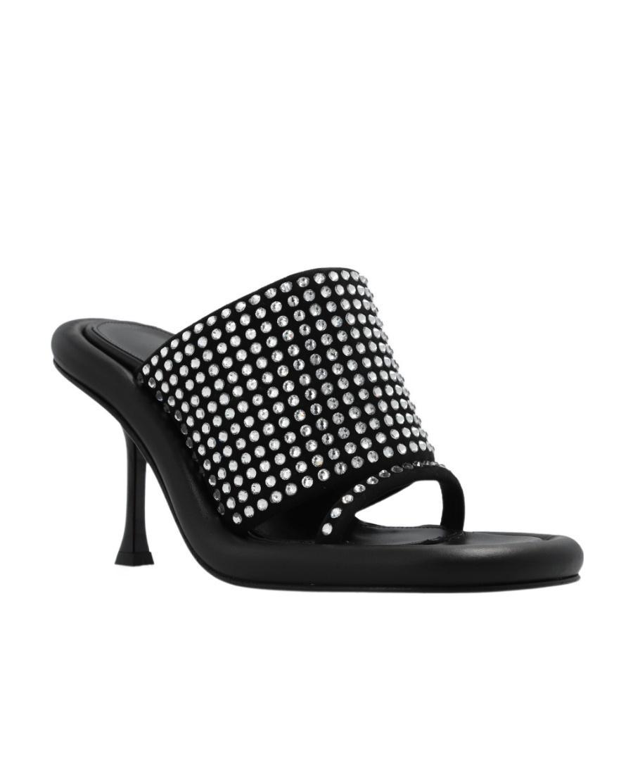 JW ANDERSON Round Head High-heeled Sandals In Black Product Image