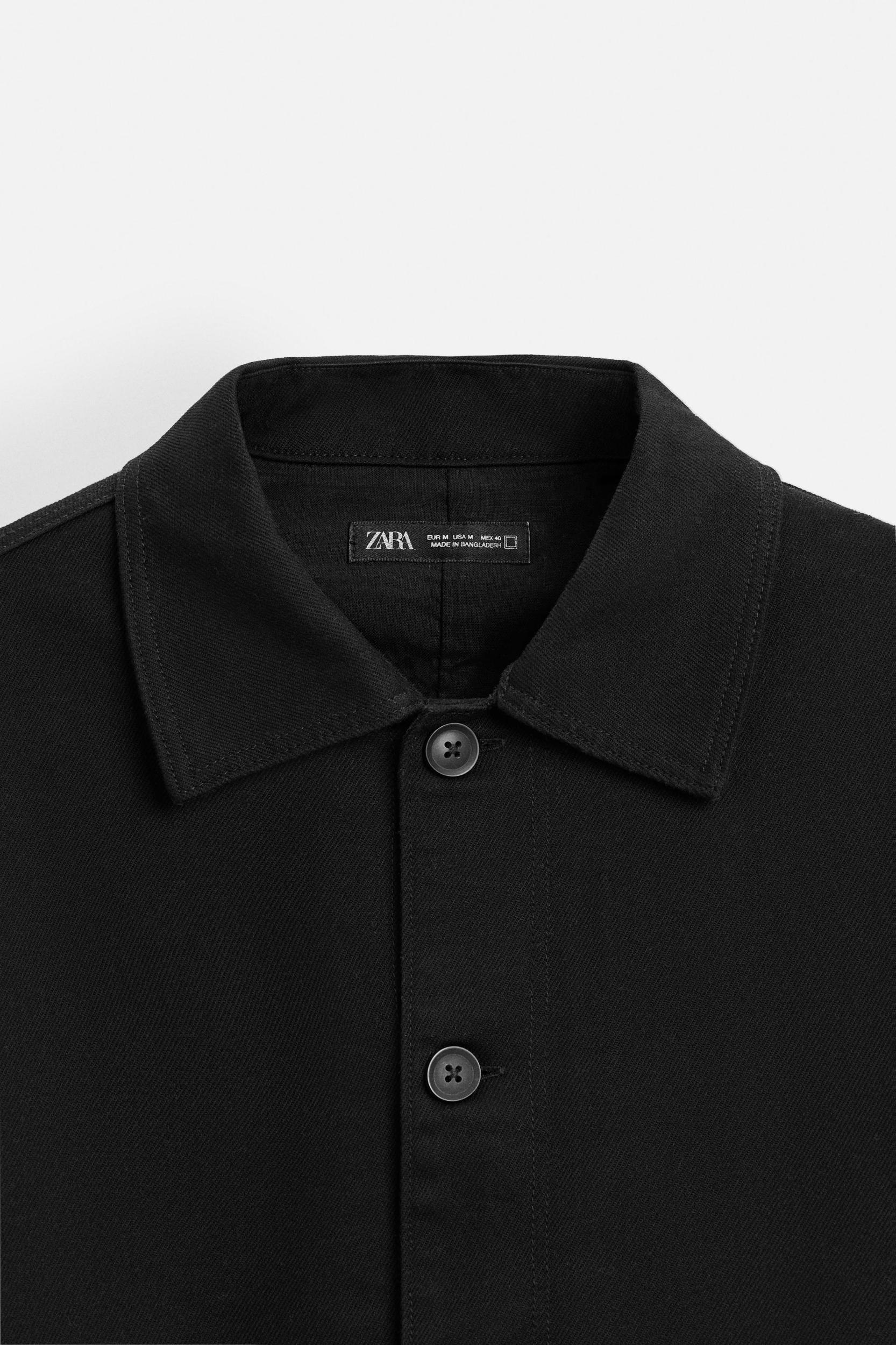 TEXTURED WEAVE OVERSHIRT Product Image