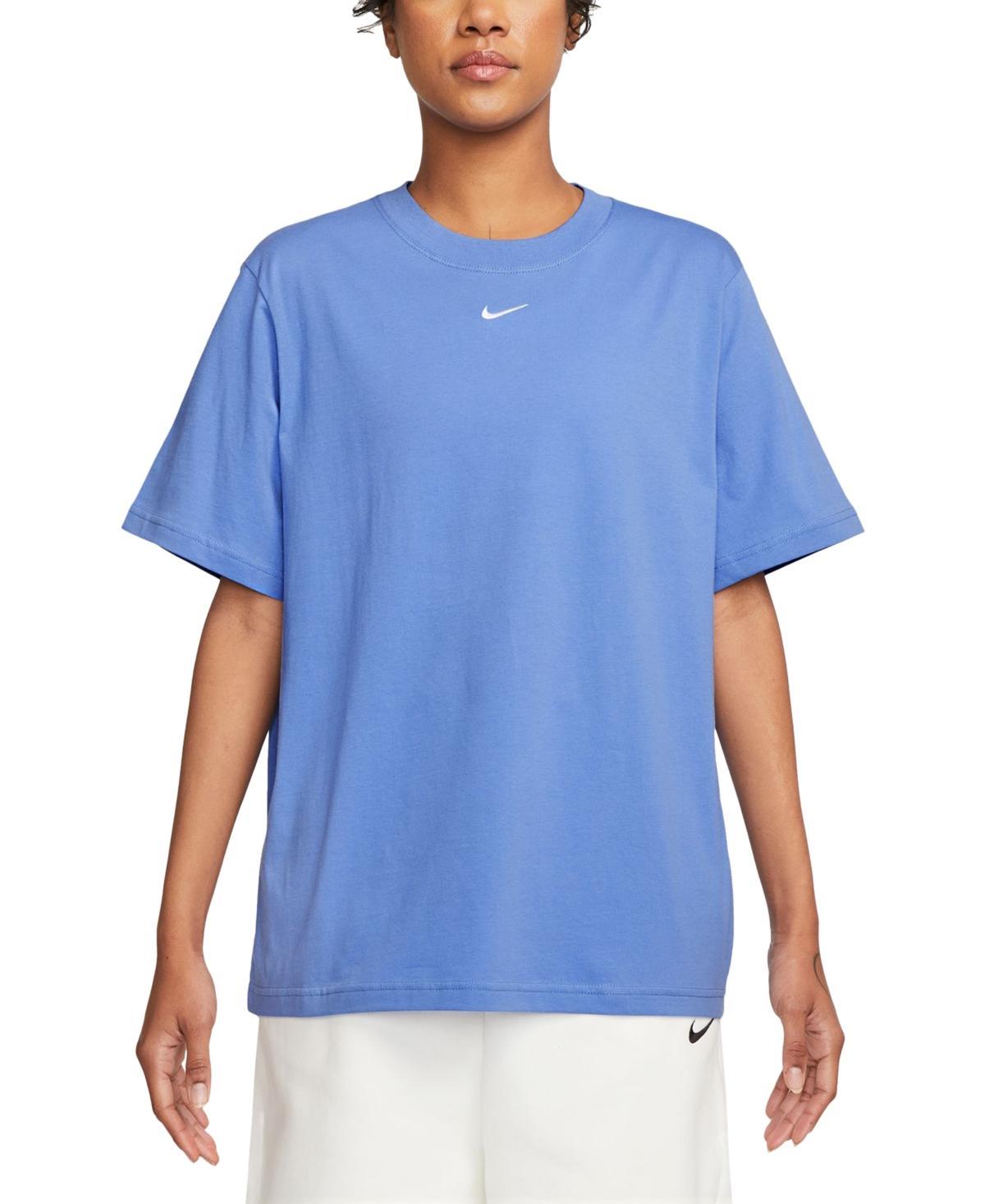 Womens Nike Sportswear Essential Tee Dark Grey Grey Product Image