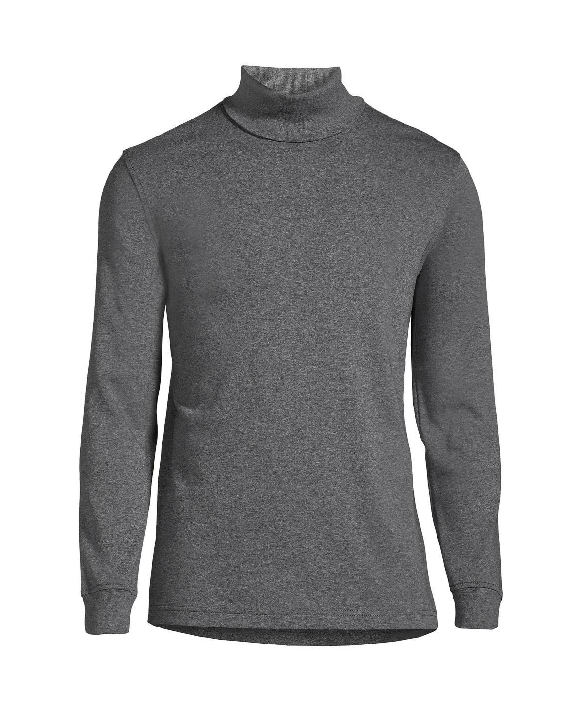Big & Tall Lands End Super Soft Supima Turtleneck, Mens Product Image