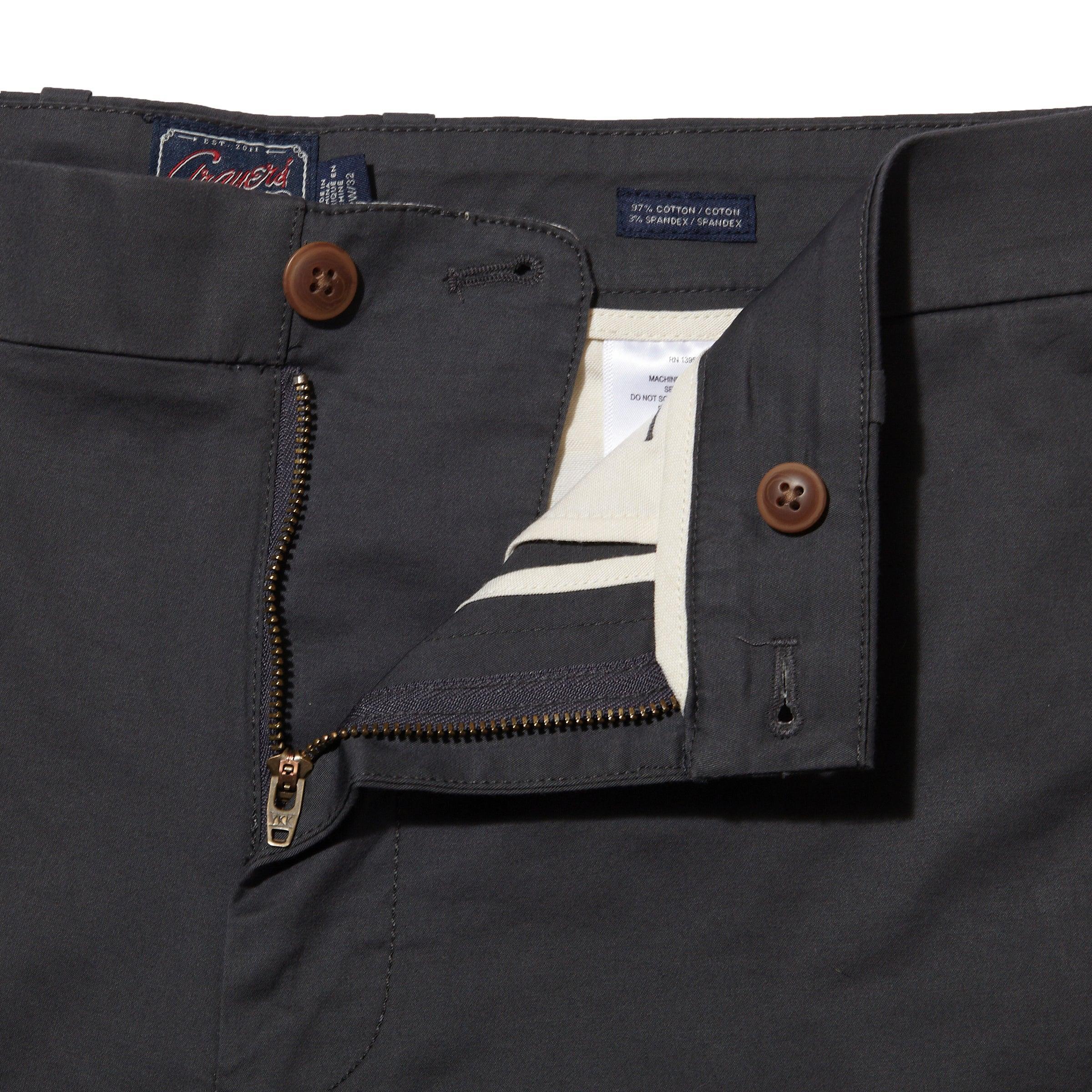 Thompson Flex Stretch Chino (Relaxed Fit) - Dark Gray (Final Sale)* Product Image