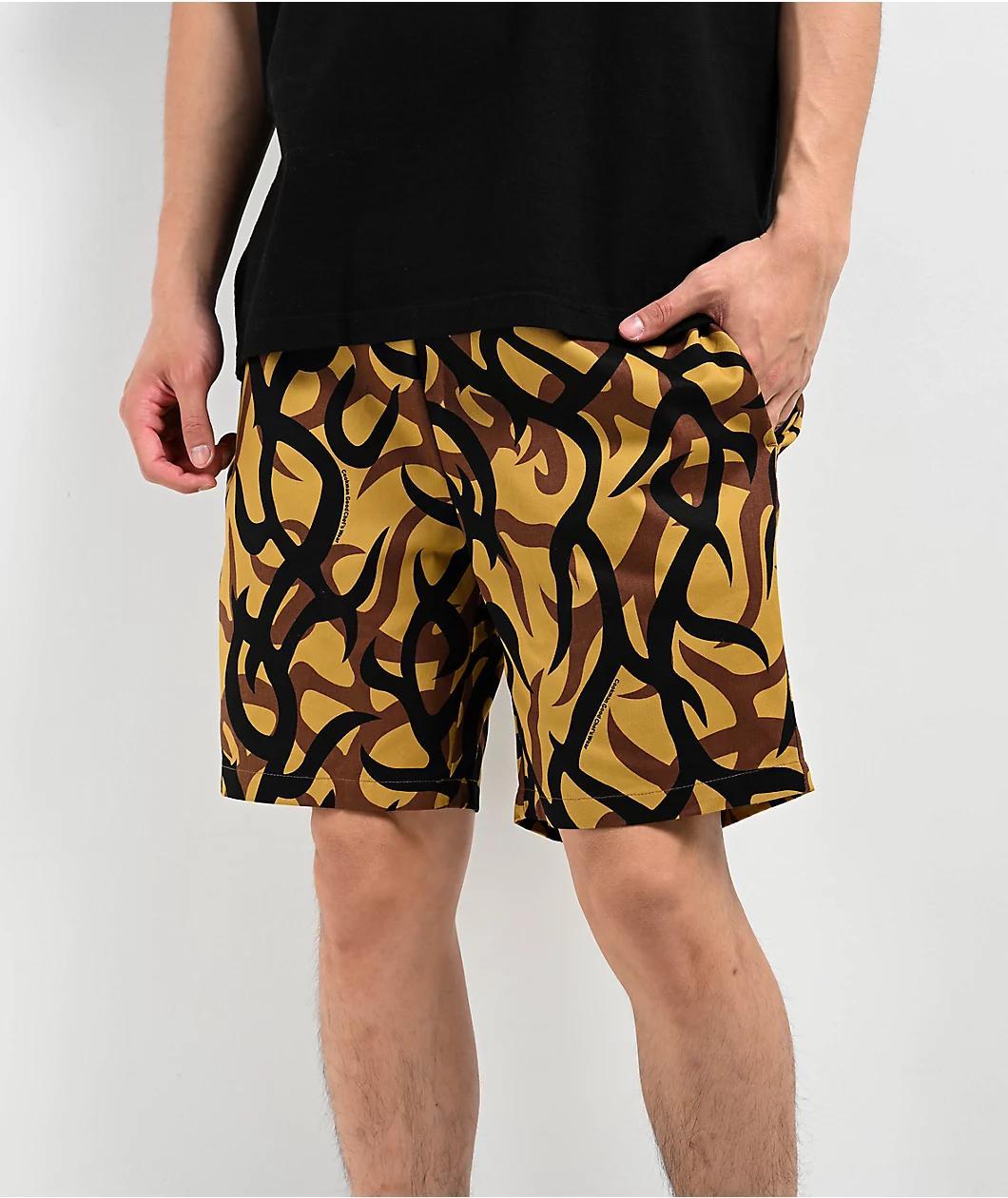 Cookman Y2K Beige Camo Shorts Product Image