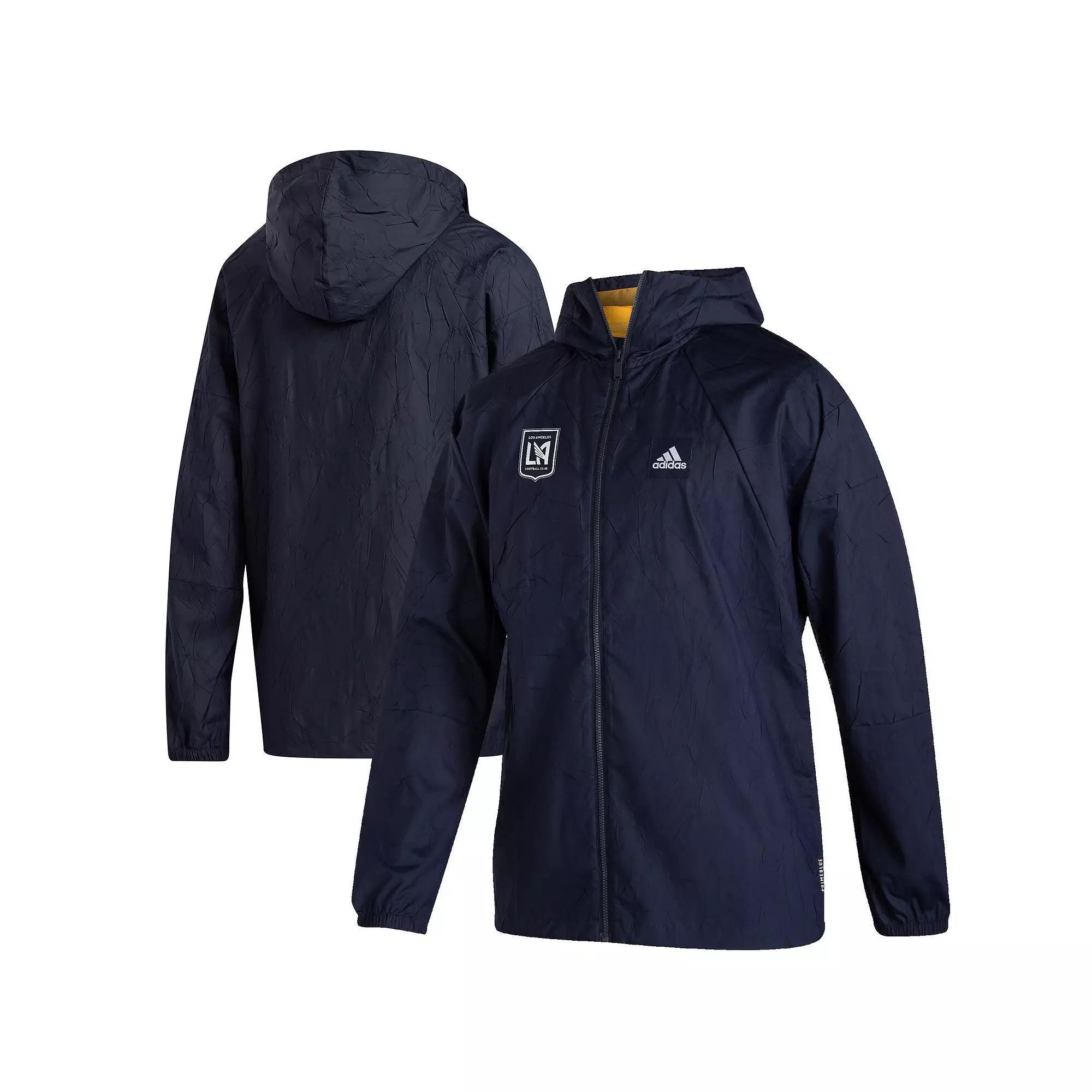 Mens adidas Navy LAFC Primeblue Full-Zip Jacket LFC Blue Product Image