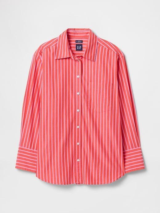 Organic Cotton Poplin Big Shirt Product Image