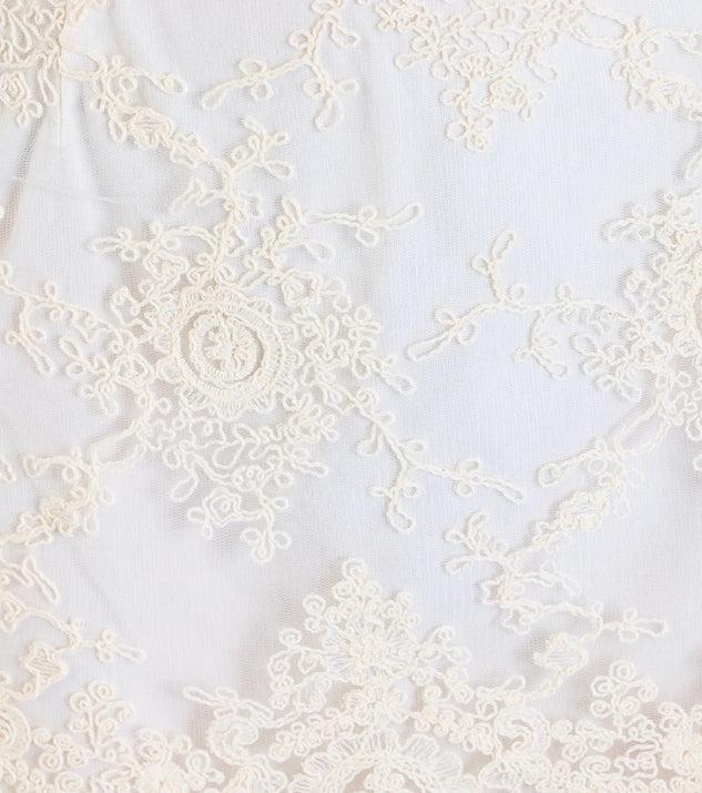 Boho Muse Lace Embroidered Mini Skirt Product Image