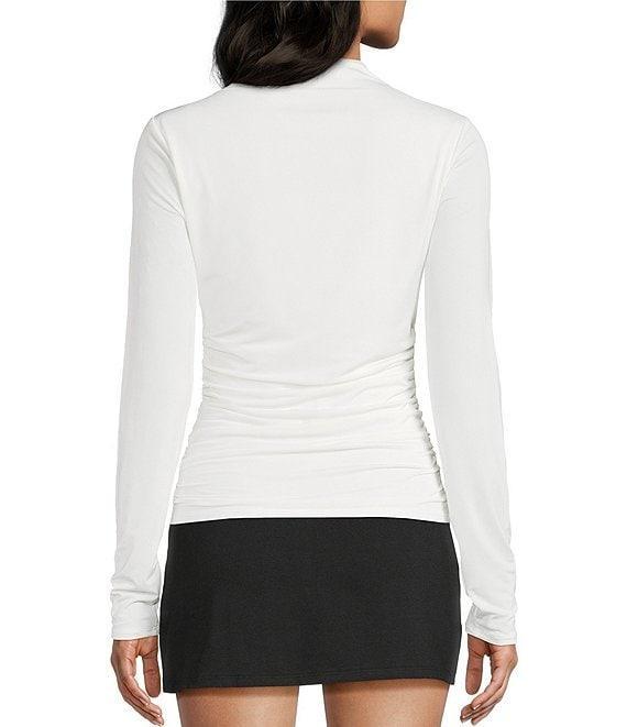 GB Long Sleeve Knit Mock Neck Top Product Image