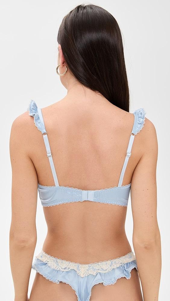 For Love & Lemons Sweetheart Satin Underwire Bra | Shopbop Product Image