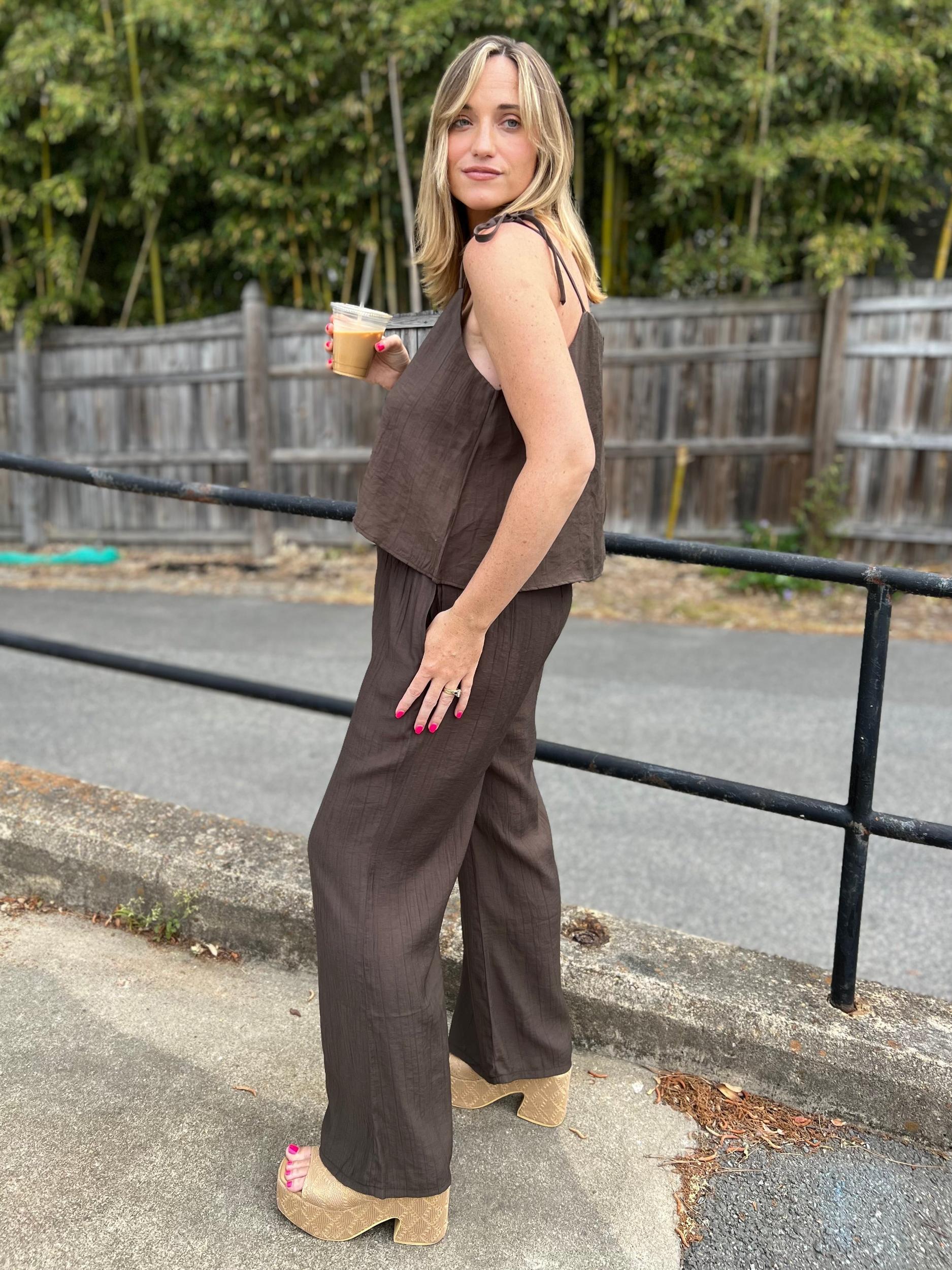 Open Air Wide Leg Pants Product Image