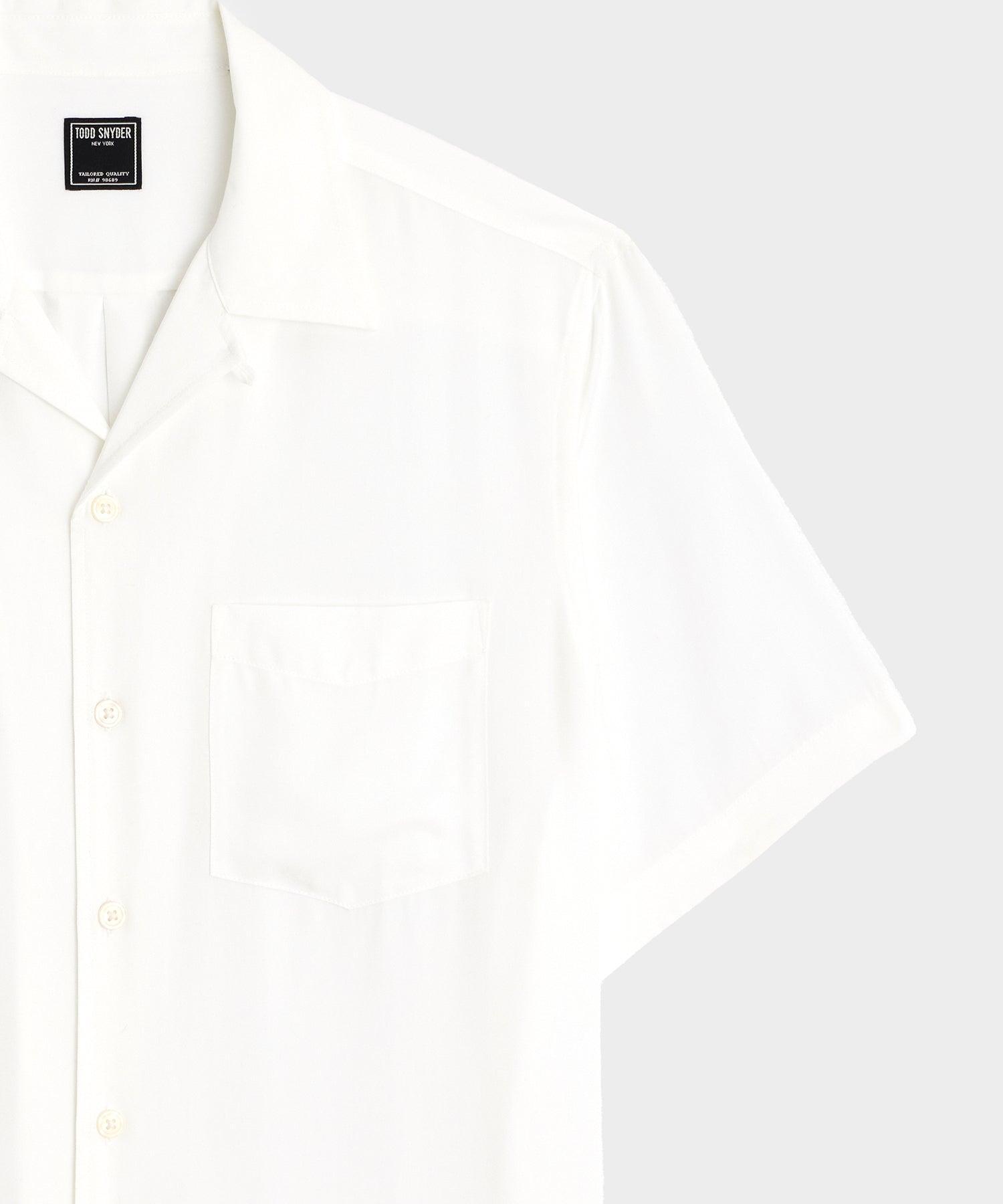Cropped Rayon Capri Shirt Product Image