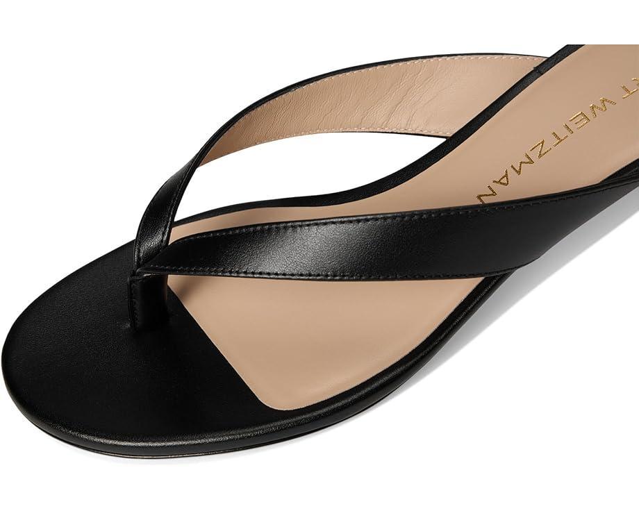 Carolina Metallic Leather Kitten Heel Sandals Product Image