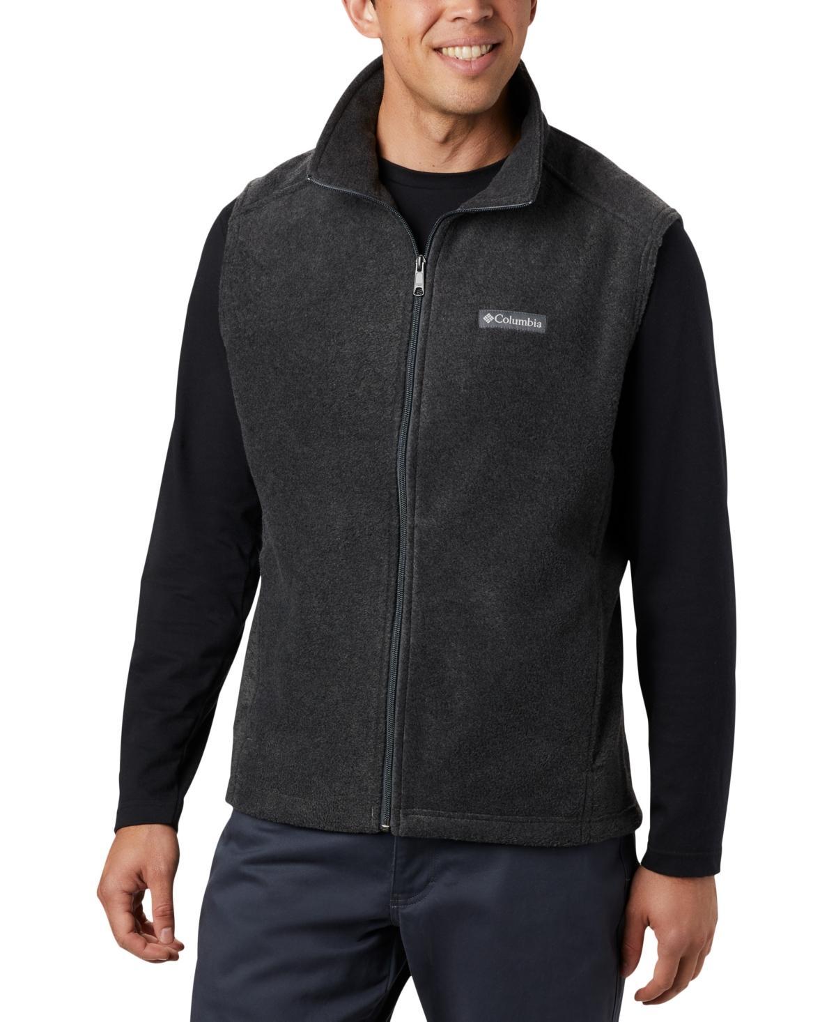 Men's Columbia Steens Mountain™ Fleece Vest, Size: Large, Black Product Image