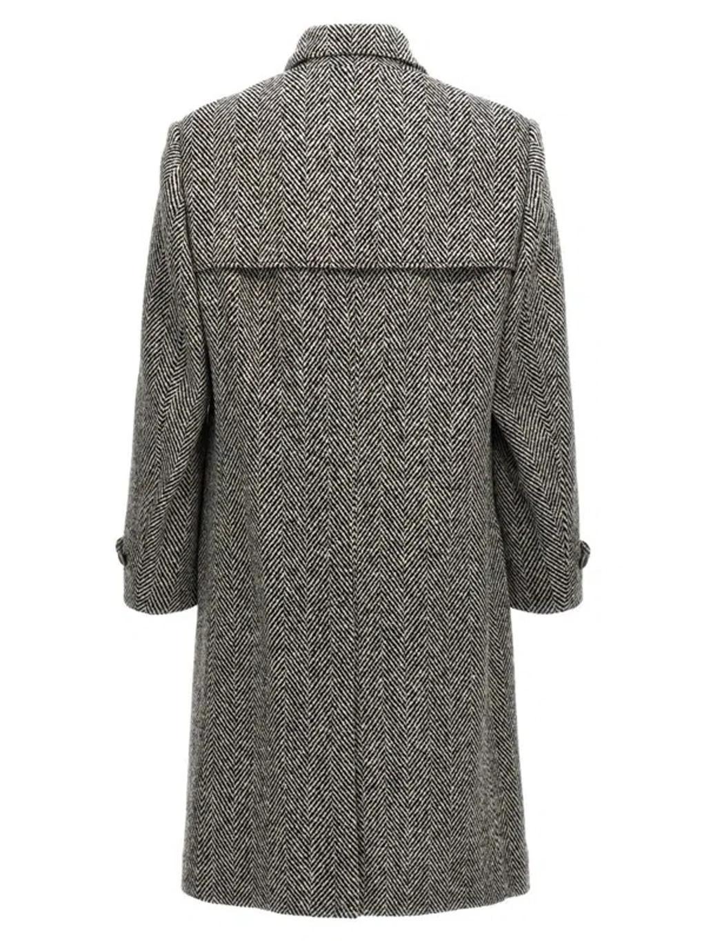BRUNELLO CUCINELLI Herringbone Pattern Double In Multicolor Product Image