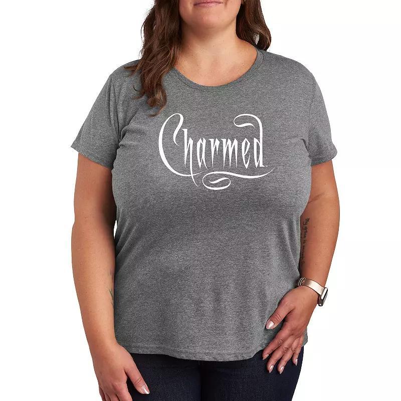 Plus Spread Kindness Like Wildflowers Graphic Tee, Womens Grey Gray Product Image