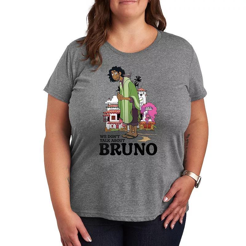 Plus Peace Love Pierogi Graphic Tee, Womens Brown Product Image