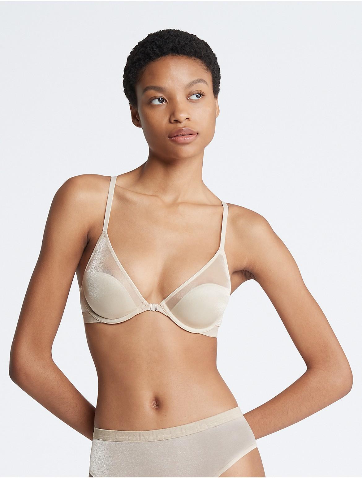 Calvin Klein Women's Future Shift Holiday Unlined Bralette - Orange - XS Product Image