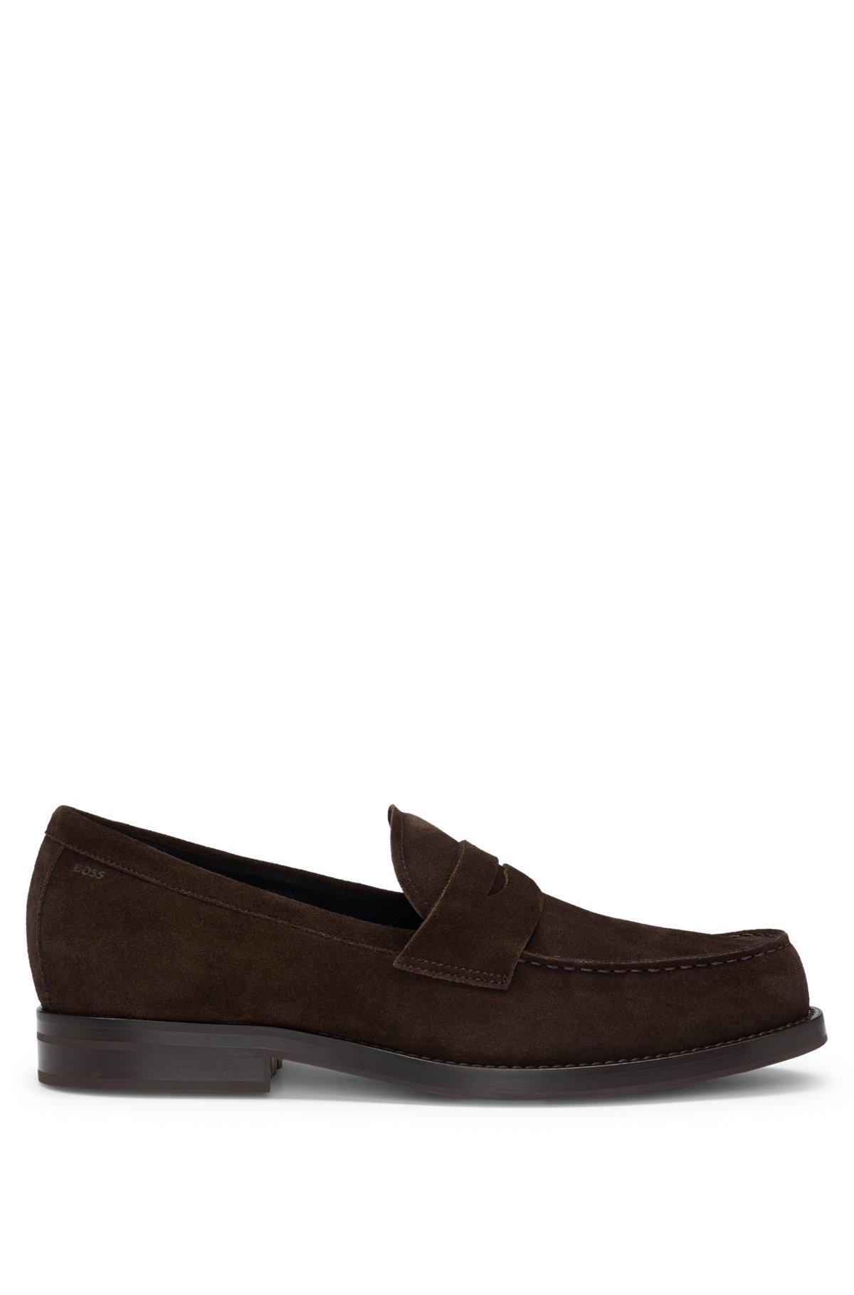 Dressletic penny loafers in suede Product Image