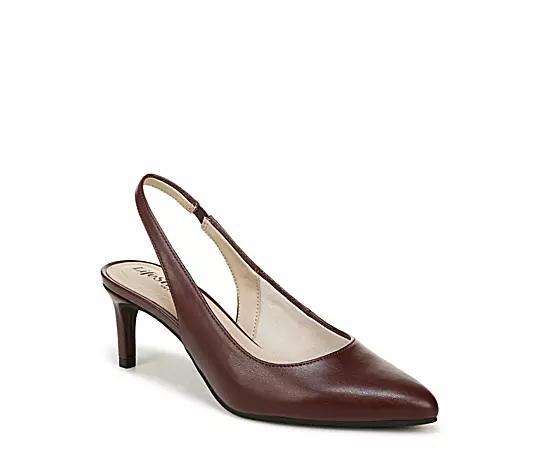 LifeStride Annalise Women's Slingback Heels, Size: 6, Black Fabric Product Image