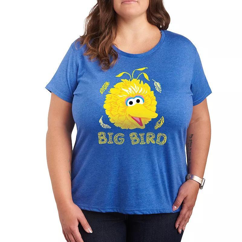 Plus Cool Aunts Club Graphic Tee, Womens Grey Royal Blue Product Image