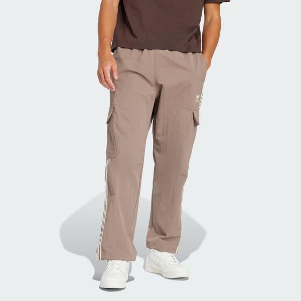 adidas Adicolor Classics 3-Stripes Cargo Pants Trace Brown XL Mens Product Image