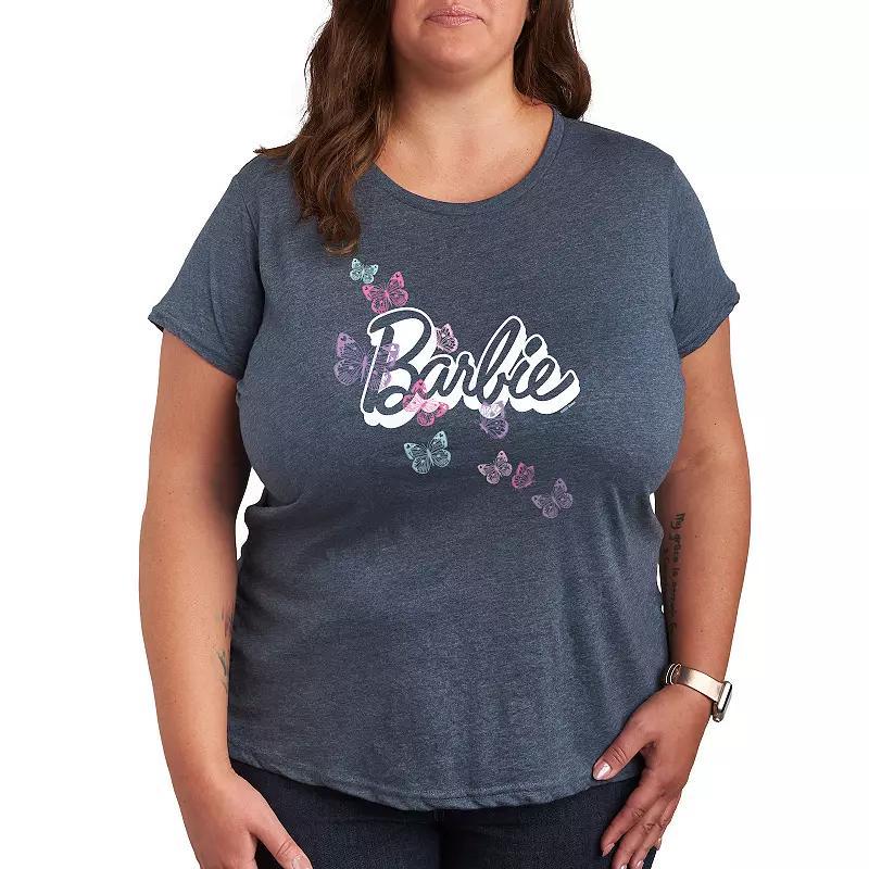 Plus Country Music Cowboys Graphic Tee, Womens Grey Blue Product Image