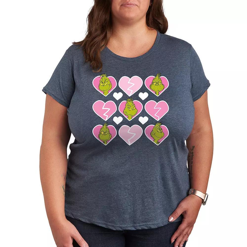 Plus Sometimes I Open My Mouth Mother Graphic Tee, Womens Grey Dark Red Product Image