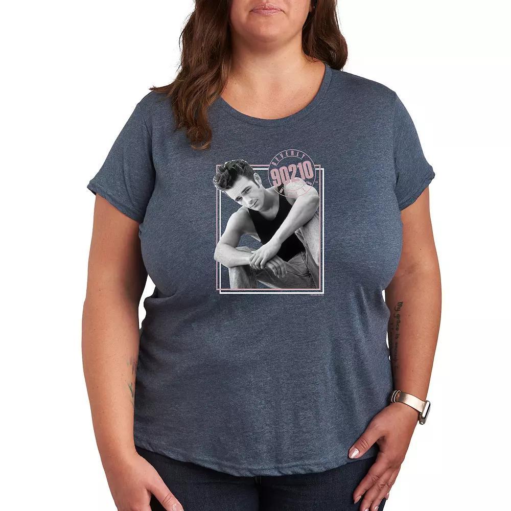 Plus A Crafty Woman Graphic Tee, Womens Grey Blue Product Image