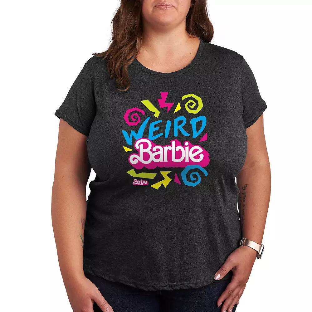 Plus Size Barbie The Movie Weird Barbie Graphic Tee, Womens Product Image