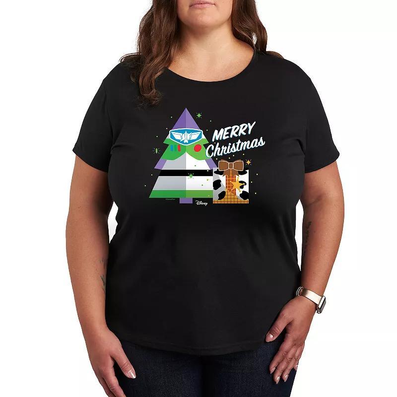 Plus Feelin' Jolly Graphic Tee, Women's, Size: 3XL, Black Product Image