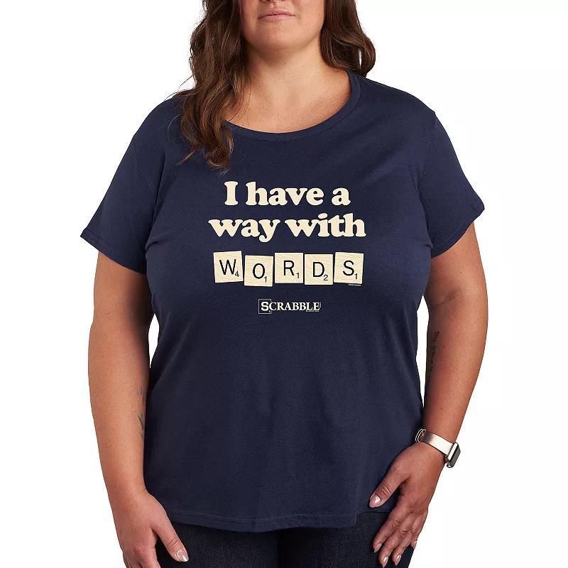 Plus I Speak Toddler Graphic Tee, Toddler Girls Grey Dark Red Product Image