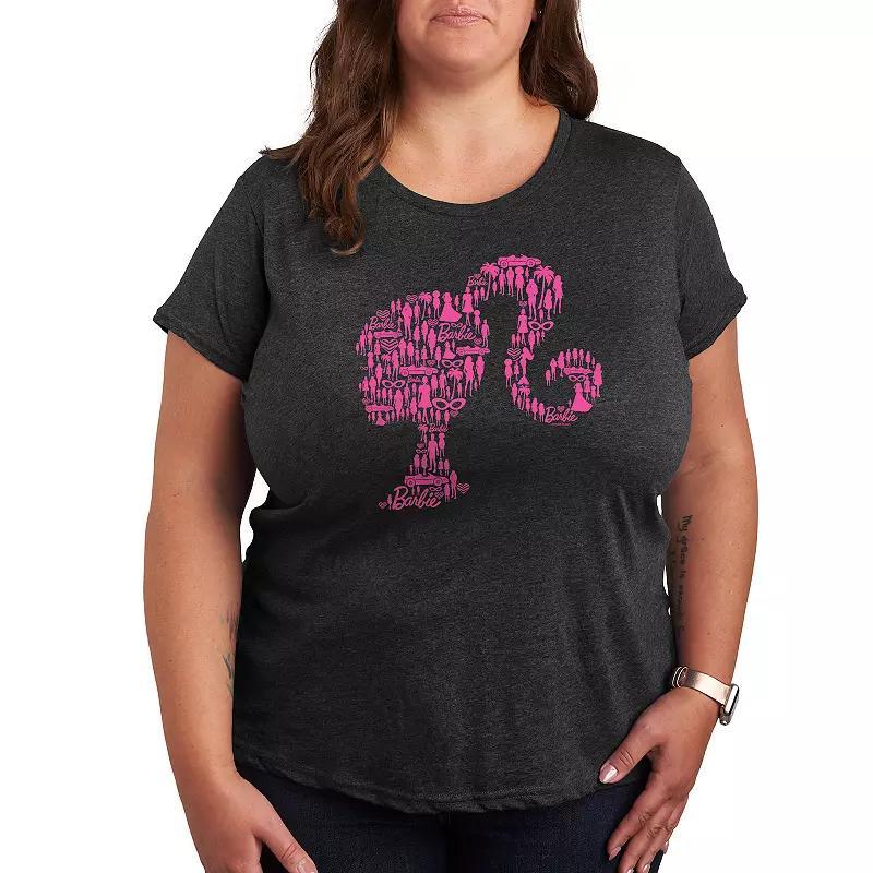 Plus Cant Dog Said No Graphic Tee, Womens Grey Blue Product Image