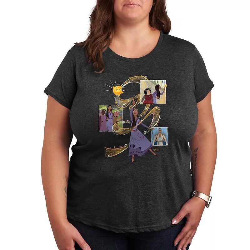 Disney / Pixar's Toy Story Woody Plus Howdy Graphic Tee, Women's, Size: 1XL, Heather Grey Product Image