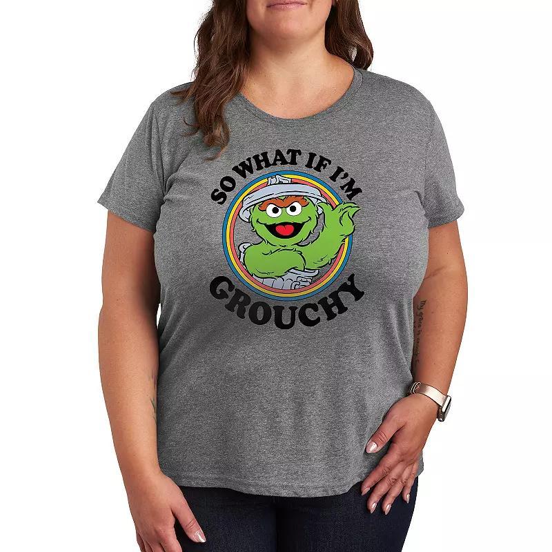Plus Daria Im Overcome With Emotion Graphic Tee, Womens Grey Gray Product Image