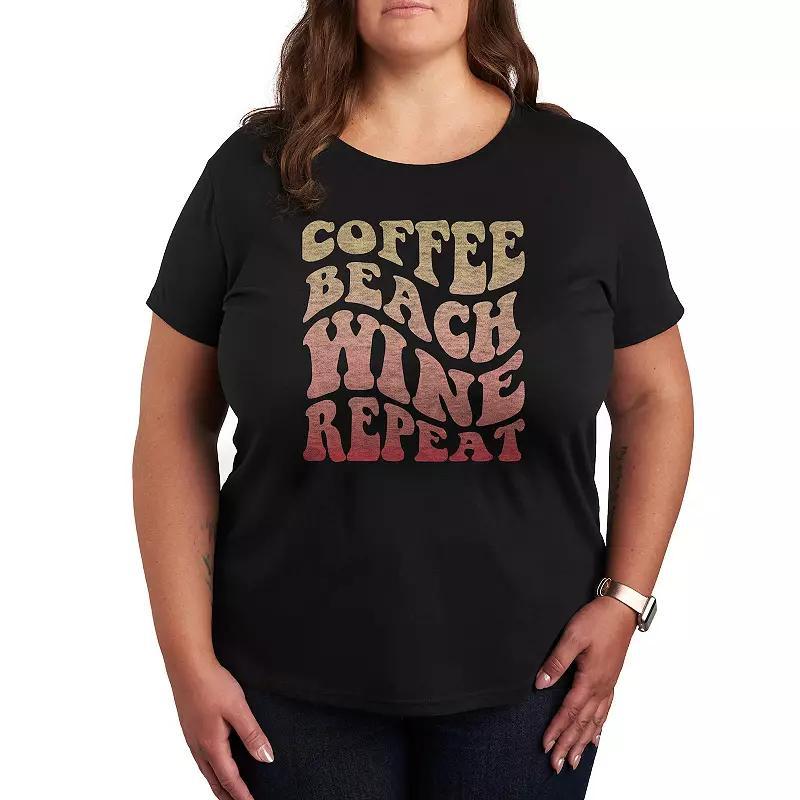 Plus Country Music Cowboys Graphic Tee, Womens Product Image