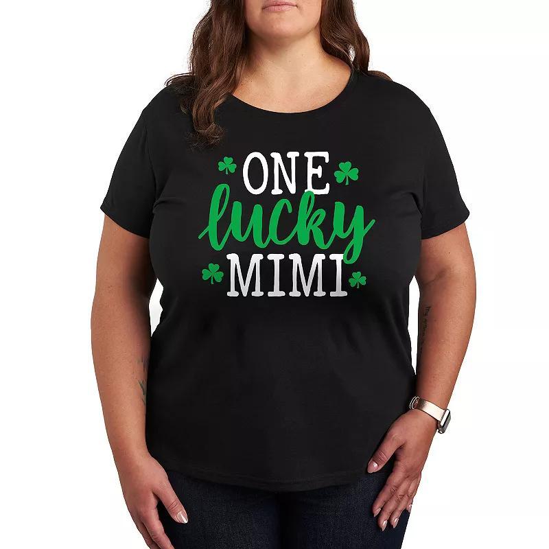 Plus Size Christmas Trees Graphic Tee, Women's, Size: 2XL, Black Product Image