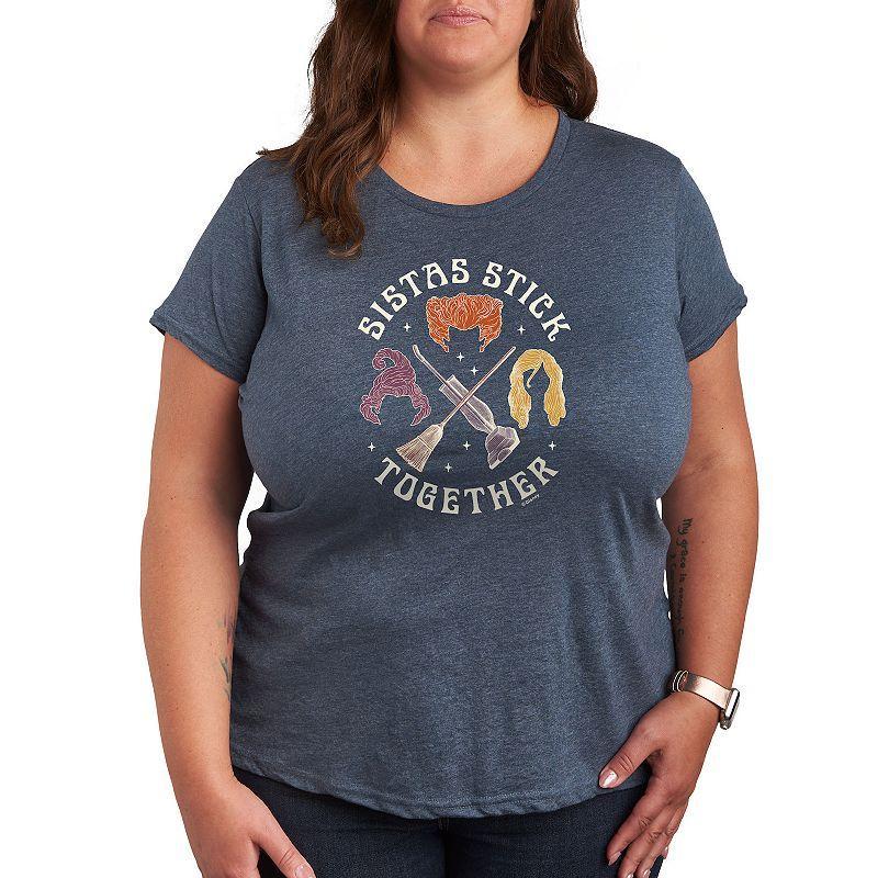 Plus Be Kind Graphic Tee, Womens Grey Green Product Image