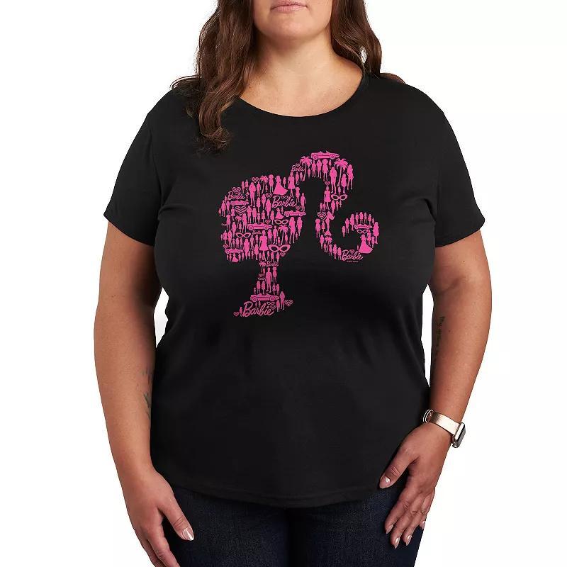 Plus Cat Moon Phases Graphic Tee, Womens Product Image
