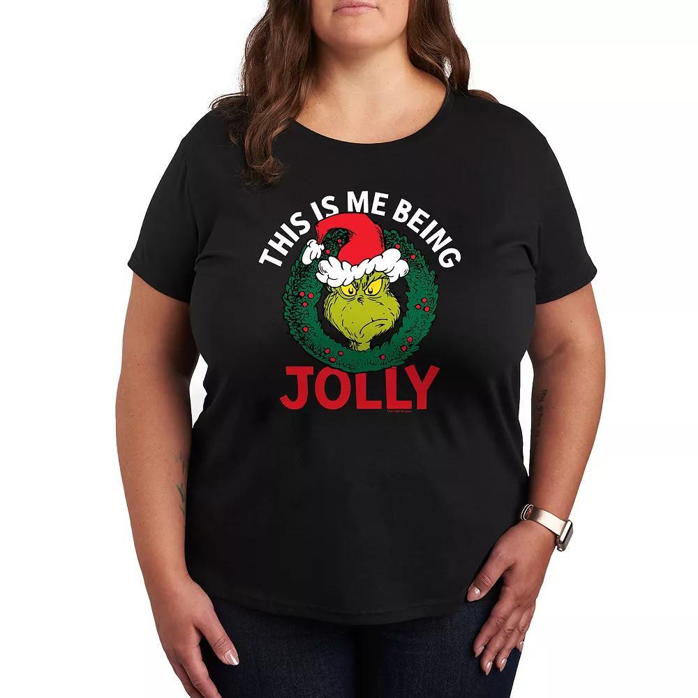 Plus Size Dripping Rose Graphic Tee, Womens Product Image