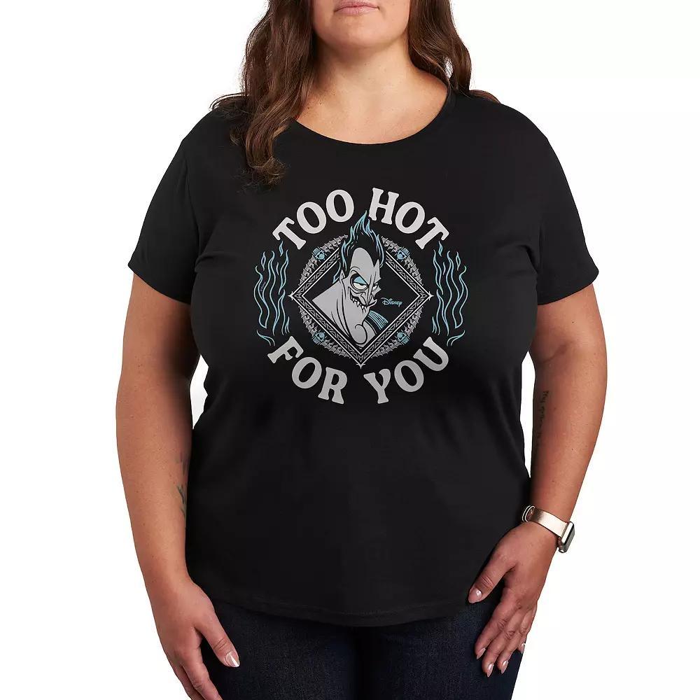 Disney's Mickey Mouse Plus Ho Ho Ho Graphic Tee, Women's, Size: 2XL, Heather Grey Product Image