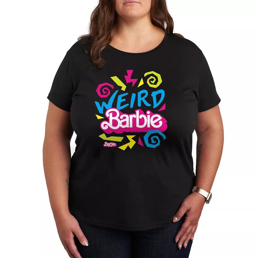 Plus Size Barbie The Movie Weird Barbie Graphic Tee, Womens Product Image