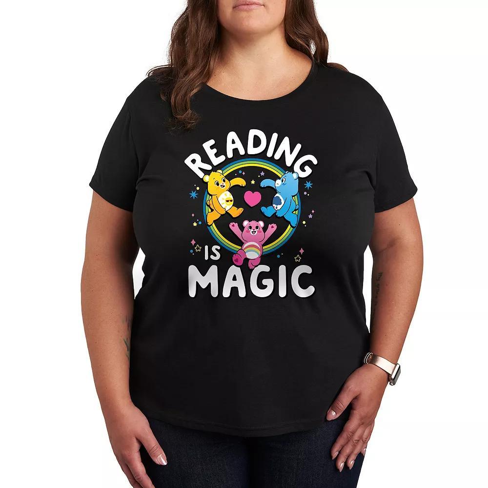 Plus Care Bears Reading Is Magic Graphic Tee, Womens Product Image