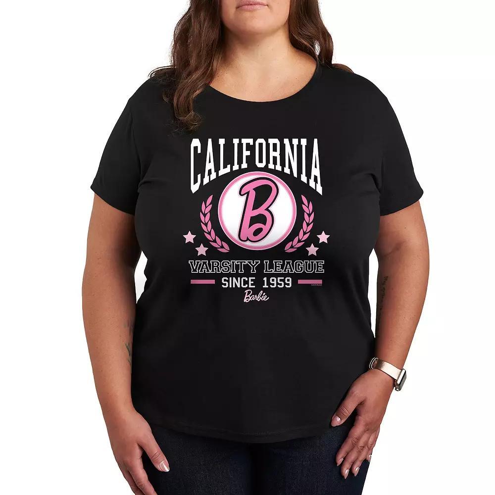 Plus Barbie Varsity League Graphic Tee, Womens Product Image