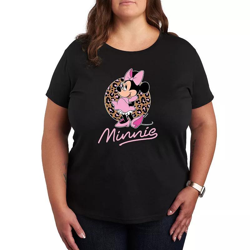 Disney's Mickey Mouse & Friends Plus Happy Holidays Group Graphic Tee, Women's, Size: 1XL, Grey Royal Blue Product Image
